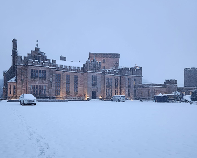 January at Greystoke Castle